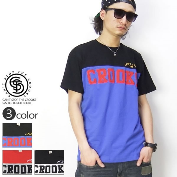 CAN'T STOP THE CROOKS Tシャツ TORCH SPORT