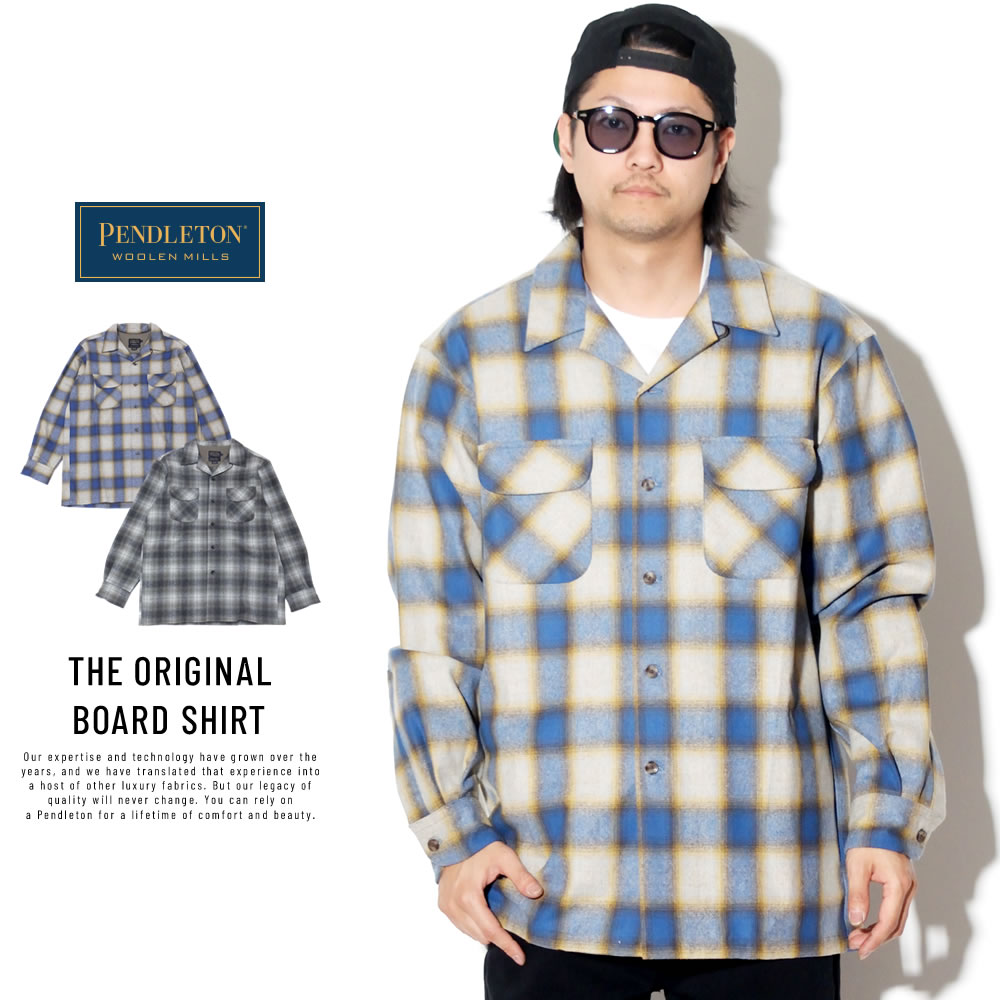 Pendleton ペンドルトン 長袖ボードシャツ チェック柄 Long Sleeve Board Shirt Aa022 ファッション メンズ ストリート系 B系ファッション 通販