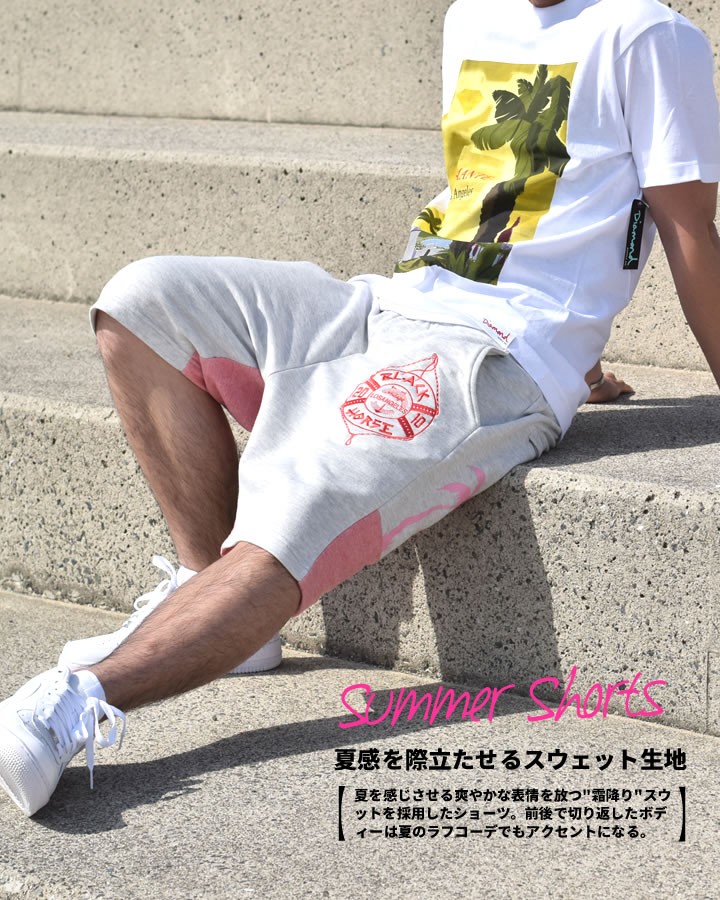 BLACK HORSE (ブラックホース) スウェットハーフパンツ BHDT012